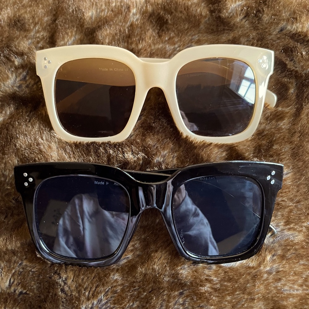 Large frame sunglasses